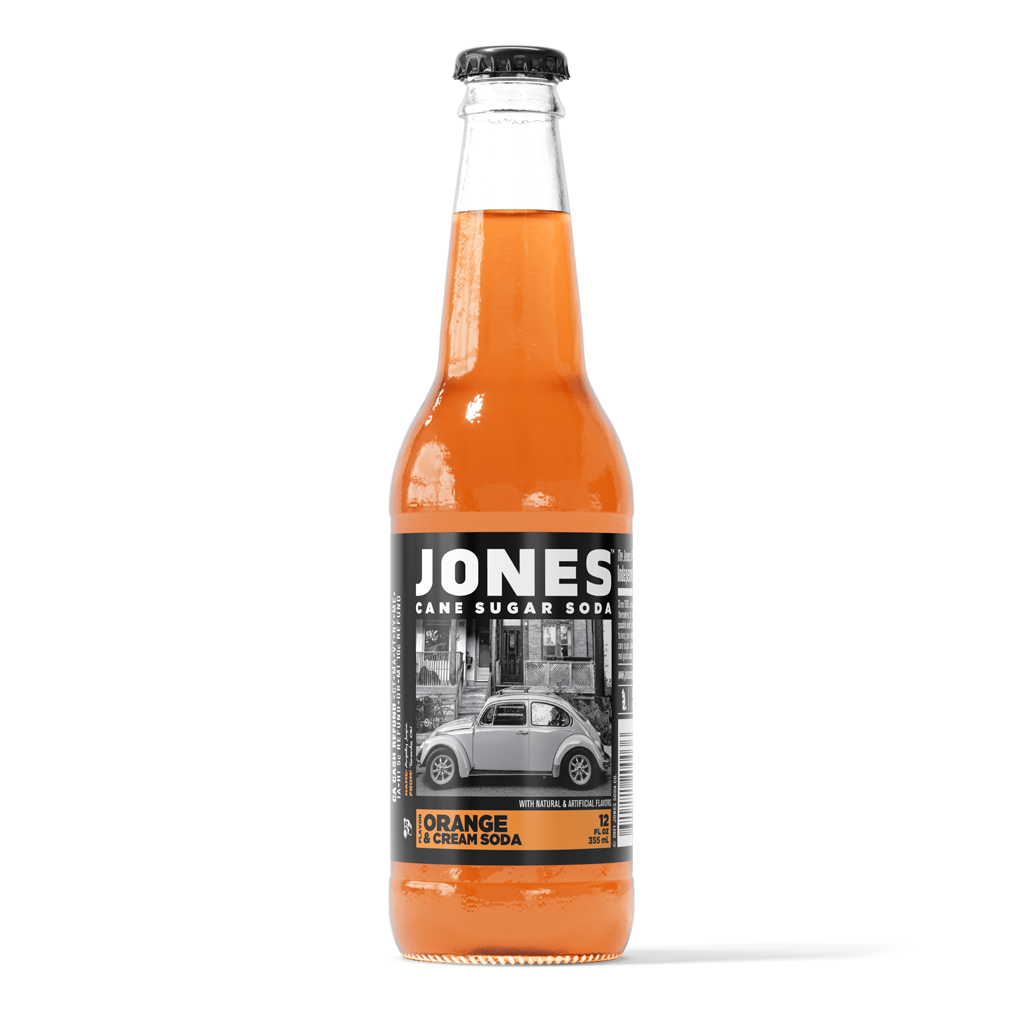Jones Orange \u0026 Cream Cane Sugar Soda 12-Pack